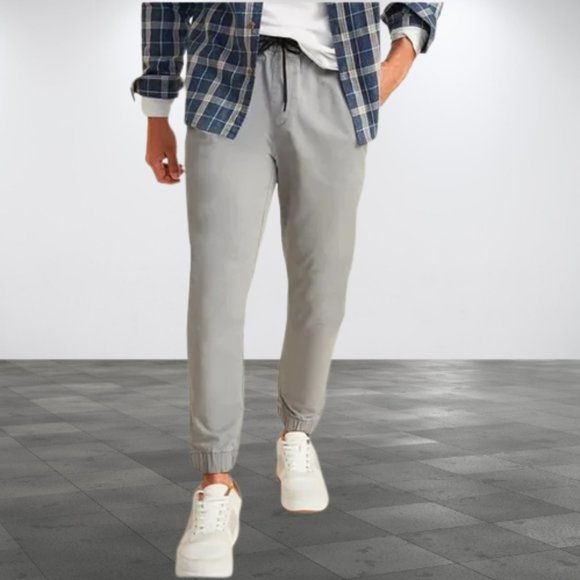 Old Navy Modern Jogger Built-In Flex Gray Men S - Picture 1 of 11